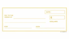Simple Blank Check Template