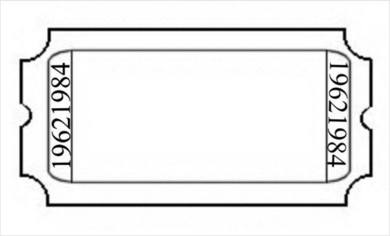 √ Free Printable Meal Ticket Template