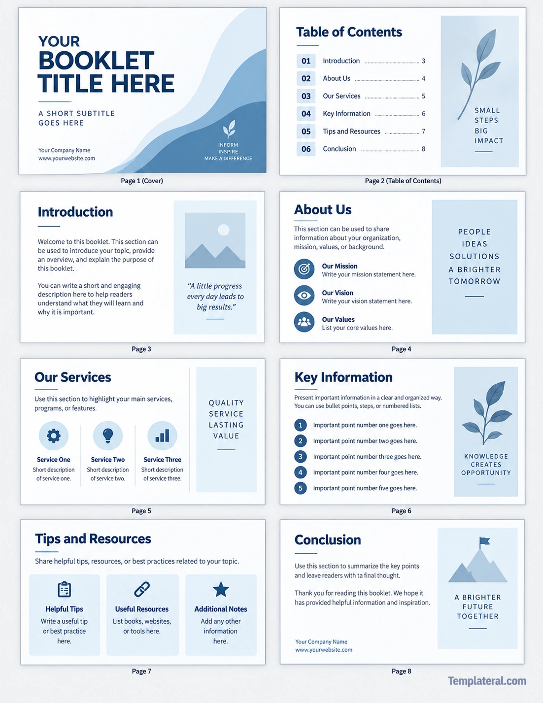 Booklet Template