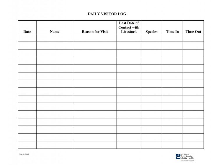 Building Visitor Sign in Sheet Template Building Visitor Sign in Sheet Template