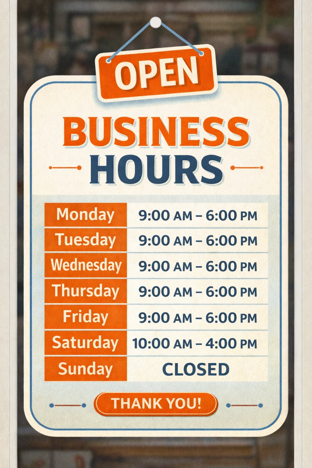 Business Hours Template