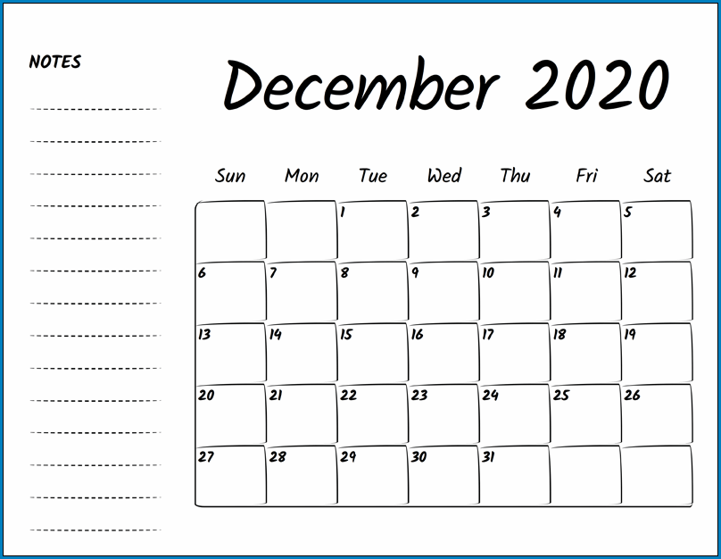 Calendar With To Do List Template Sample