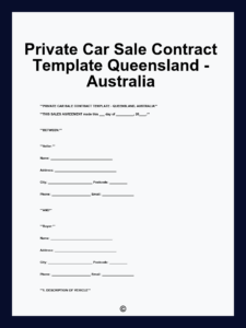 Car Sale Contract Template