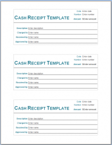 Free Printable Cash Receipt Template Word