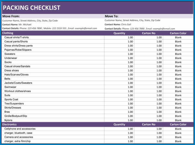 Microsoft Excel Checklist Template from www.templateral.com
