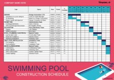 Construction Schedule Template