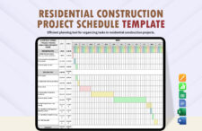 Construction Schedule Template
