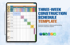 Construction Schedule Template