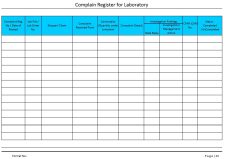 Complaints Spreadsheet Template inside Complaint Log Sheet Template