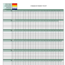 Employee Leave Tracker Template