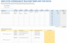 Employee Leave Tracker Template