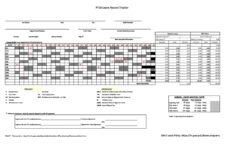 Employee Leave Tracker Template