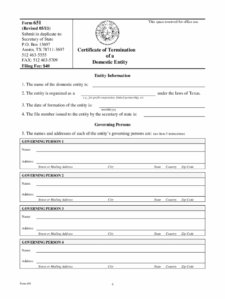 Employee Termination Form