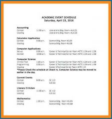 √ Free Printable Event Program Template