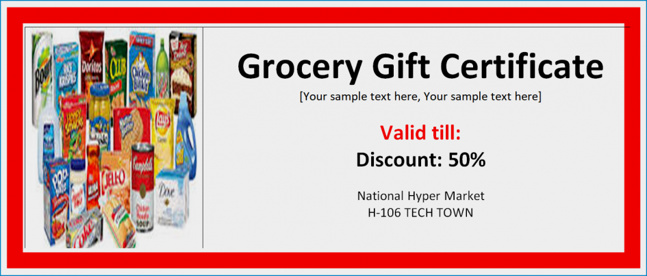 √ Free Printable Gift Card Template