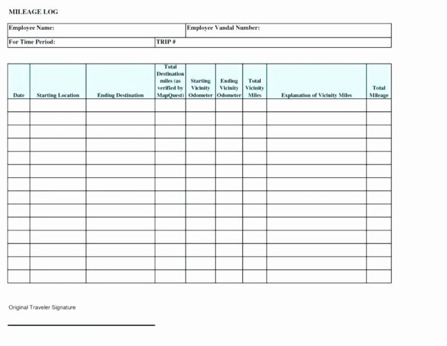 Example of Heavy Equipment Maintenance Log Template | Templateral