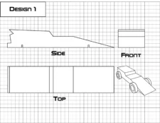 Example of Pinewood Derby Car Template