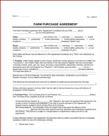 Example of Purchasing Contract Template