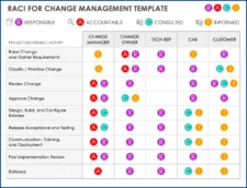 Example of RACI Chart Template