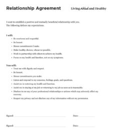 Example of Relationship Agreement Template