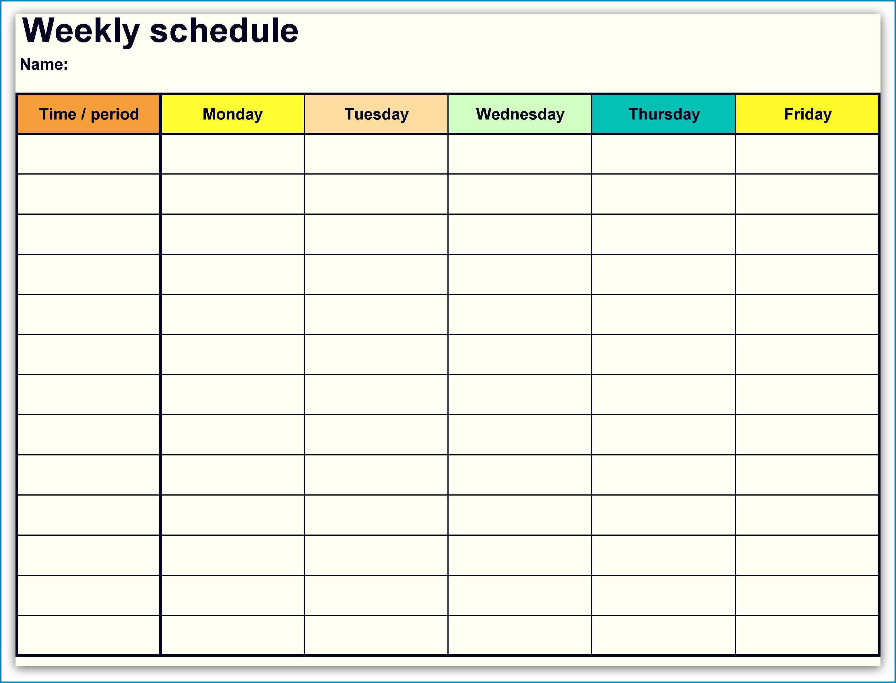 Weekly Scheduling Calendar Template from www.templateral.com