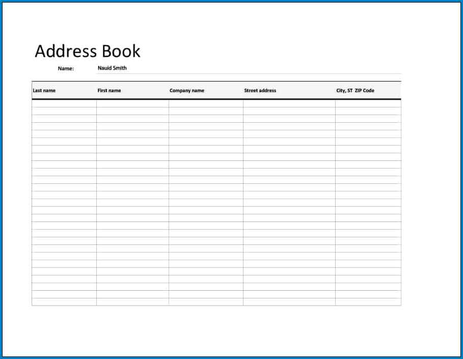 free-printable-excel-address-book-template