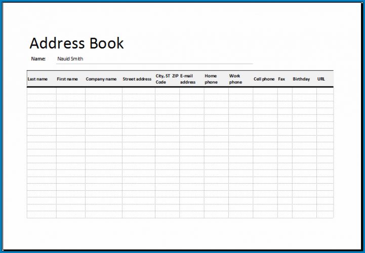 free-printable-excel-address-book-template
