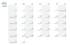 Free Printable Monthly Schedule Template