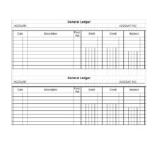 General Ledger Template