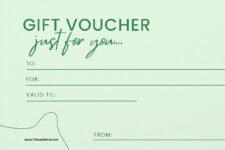 Simple Gift Voucher Template