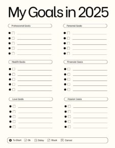 Goal Tracker Template
