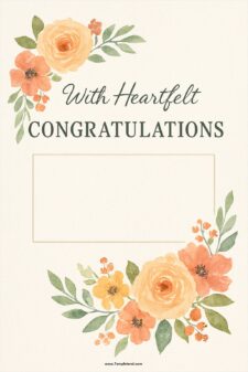 Simple Greeting Card Template