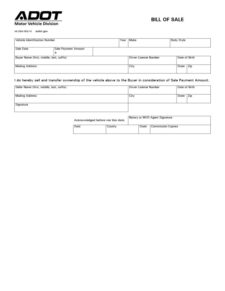 Gun Bill of Sale Template