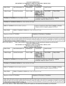Gun Bill of Sale Template