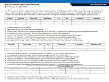 Impact Assessment Template