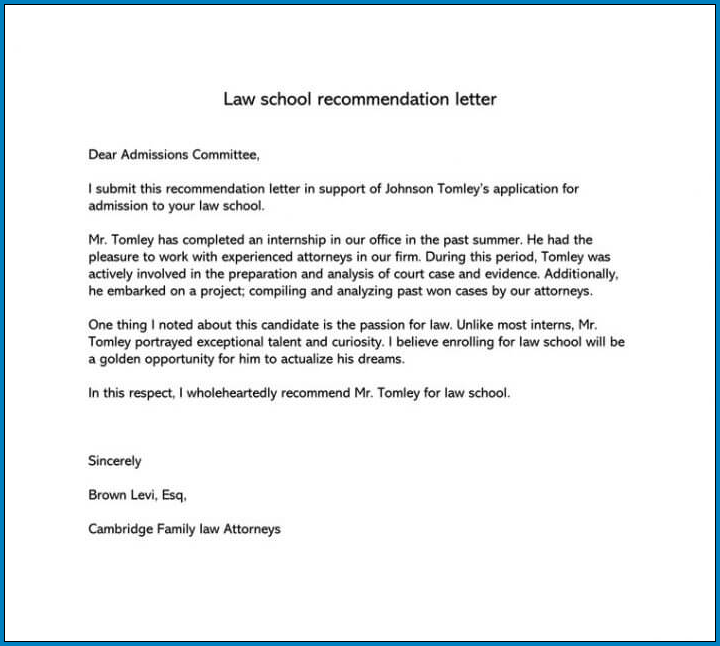 Recommendation Letter For Internship Completion from www.templateral.com
