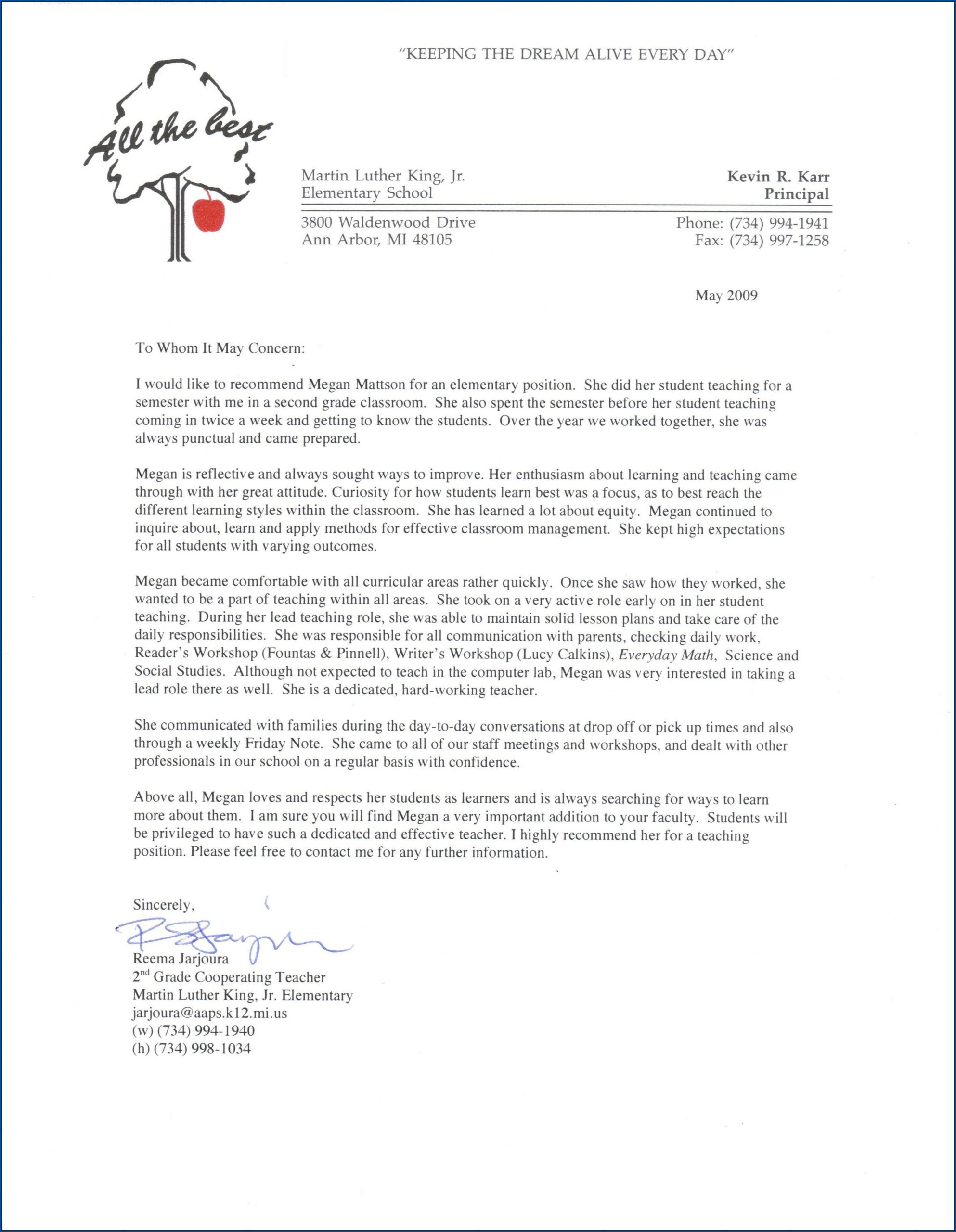 Teacher Letter Of Recommendation For Student from www.templateral.com