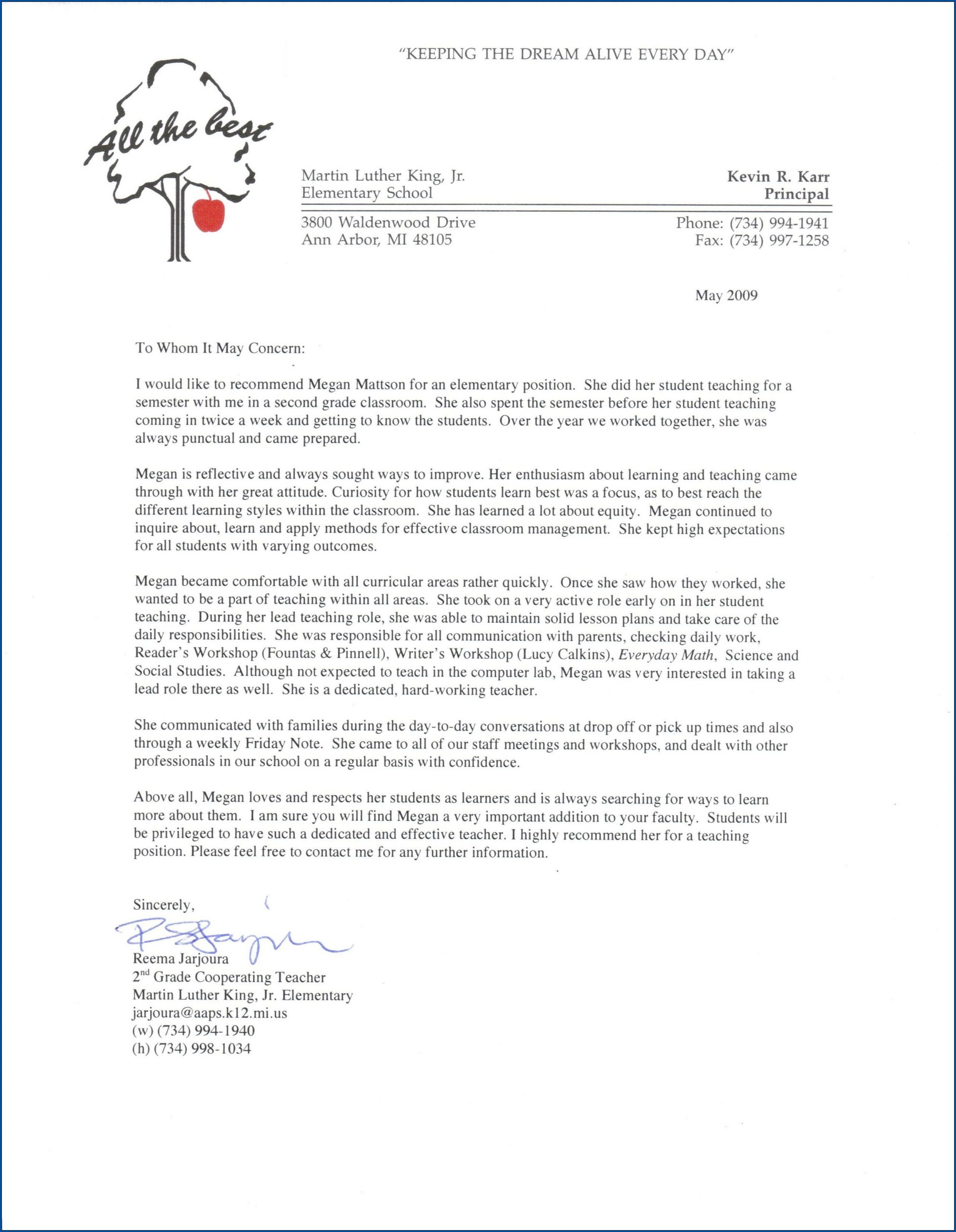 Teacher Letter Of Recommendation For Student from www.templateral.com