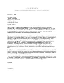 Letter of Introduction for Teacher