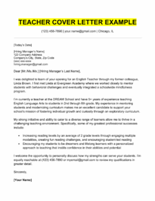 Letter of Introduction for Teacher