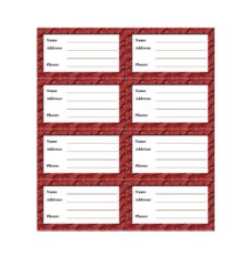 Luggage Tag Template