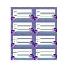 Luggage Tag Template