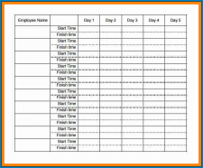 √ Free Printable Multiple Employee Timesheet Template