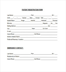 Patient Registration Form