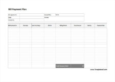 Payment Plan Template