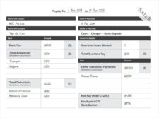 Payslip Booklet Template
