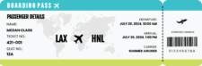 Plane Ticket Template