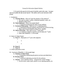 Presentation Outline Template