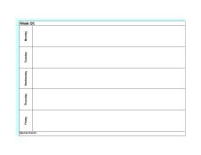 Printable Sunday Thru Saturday To Do List Calendar
