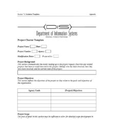 Project Charter Template
